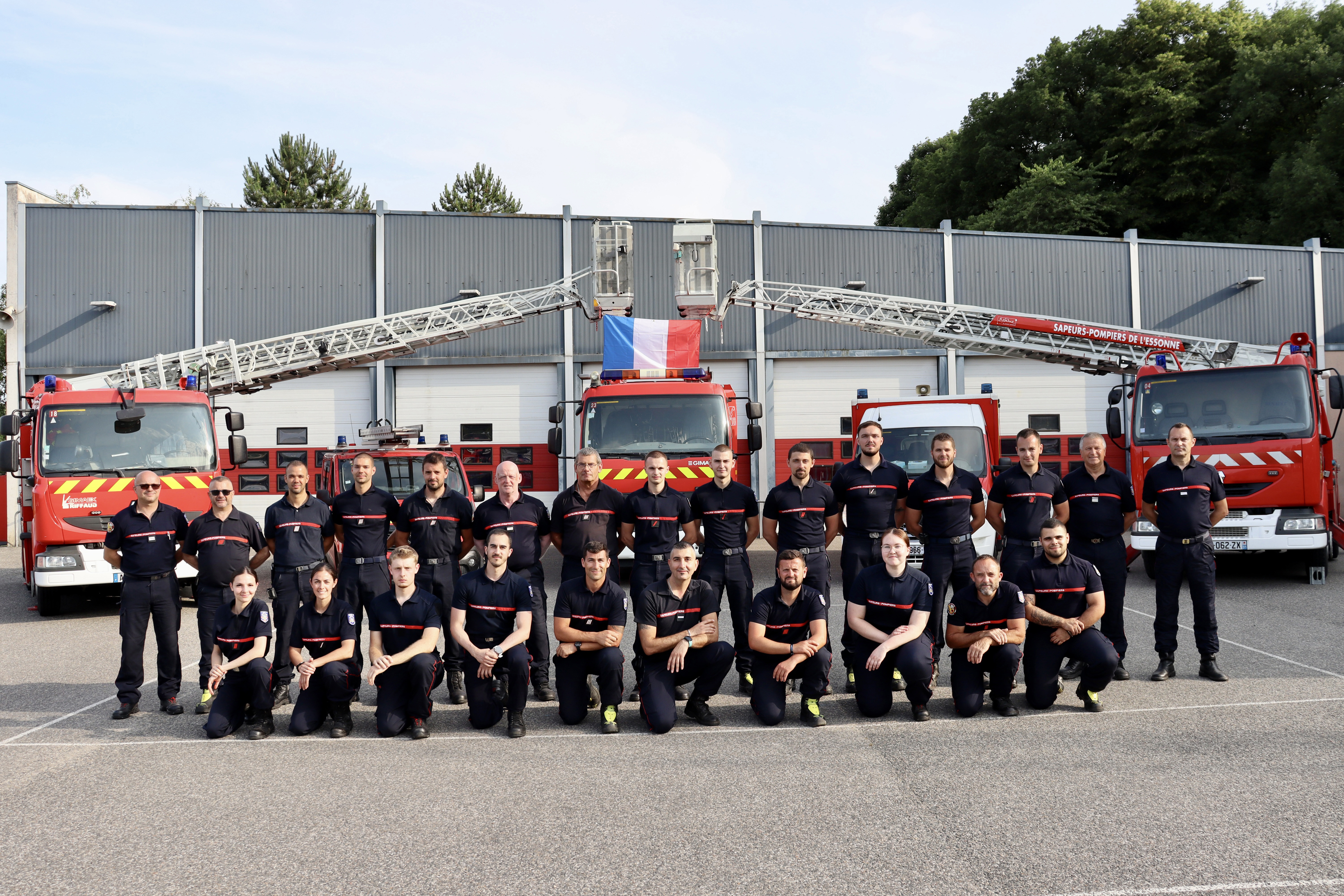 Sapeurs-Pompiers du CIS Cerny en intervention